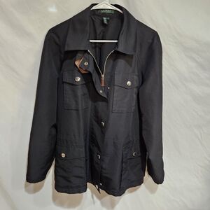 Lauren Ralph Lauren Women’s Utility Jacket Black size 1X